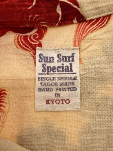 商品画像：アロハシャツ/M/コットン/BEG/総柄/SS38550/唐獅子牡丹// 3
