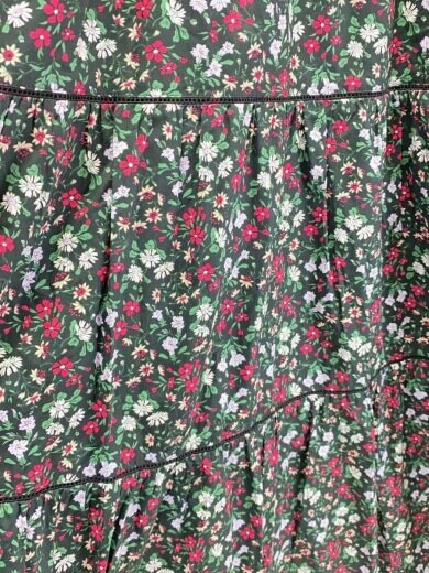 商品画像：ノースリーブワンピース/38/コットン/BLK/花柄/55J23-388-09 9