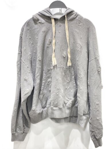 商品画像：I/Sweat Jacquard Prime-Over Pullover Hoodie/GRY/11241411306// 1