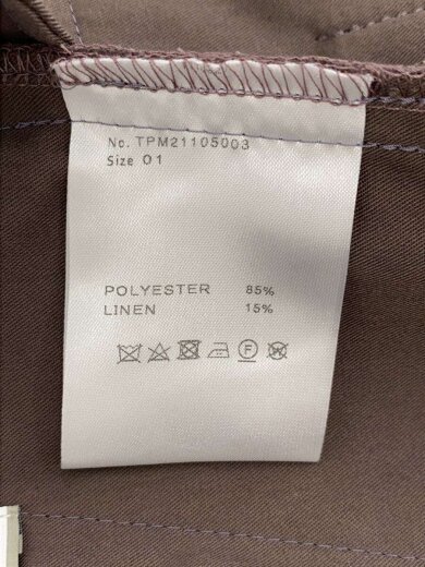商品画像：Comfort Linen Tapered Pants/ボトム/1/ポリエステル/PUP/TPM21105003// 5