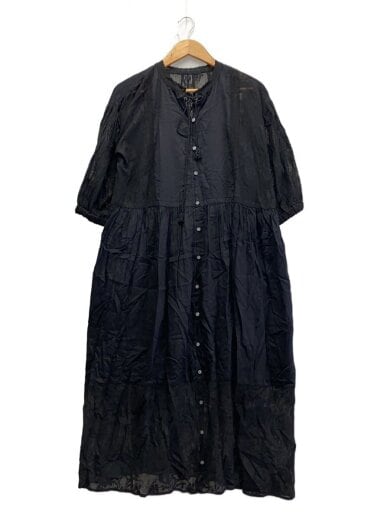 商品画像：半袖ワンピース/S/コットン/BLK/2100803-22-25// 1