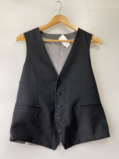 商品画像：ベストセット/スーツ/48/ウール/GRY/チェック/8462-2201/8462-3201/ジャケット裾汚れ 6