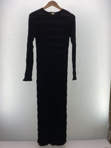 商品画像：長袖ワンピース/36/コットン/BLK/無地/23-040-500-4050-3-0 2