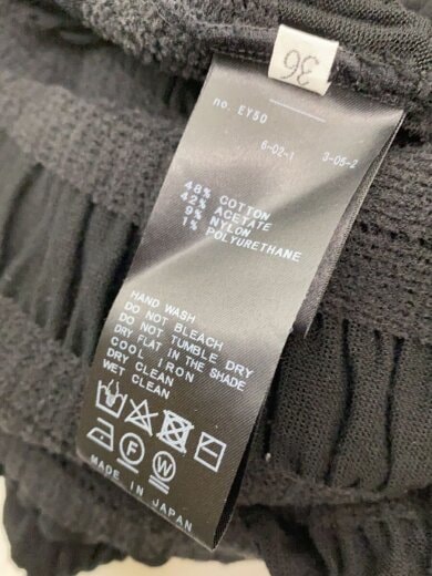 商品画像：長袖ワンピース/36/コットン/BLK/無地/23-040-500-4050-3-0 5