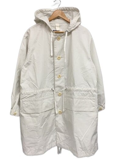 商品画像：コート/S/コットン/WHT/596-3110500 1
