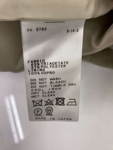 商品画像：24SS/ヴィスポリギャバブレザー/テーラードジャケット/BEG/24-010-370-2010-1-0 4