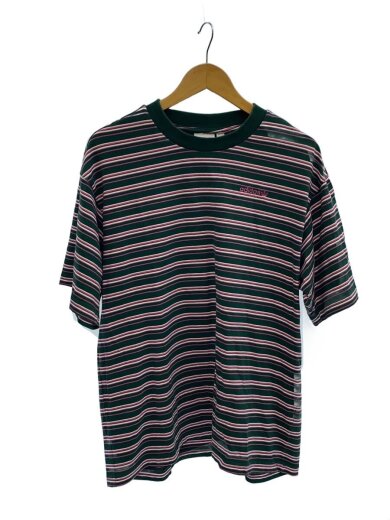 商品画像：Tシャツ/M/コットン/GRN/ボーダー/JC6521 1
