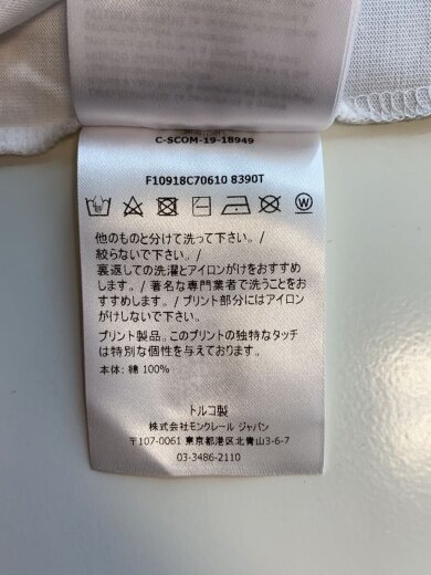 商品画像：Tシャツ/XL/コットン/ホワイト/プリント/F10918C70610 8390T 4