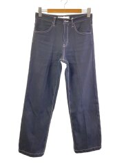 裾ダメージ有/Flasher Pressed Pants/29/ポリエステル/BLK/無地/20ss B-