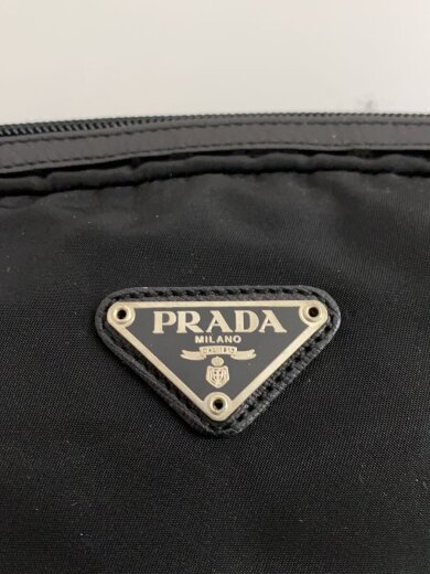 商品画像：ポーチ/ナイロン/BLK/無地 5