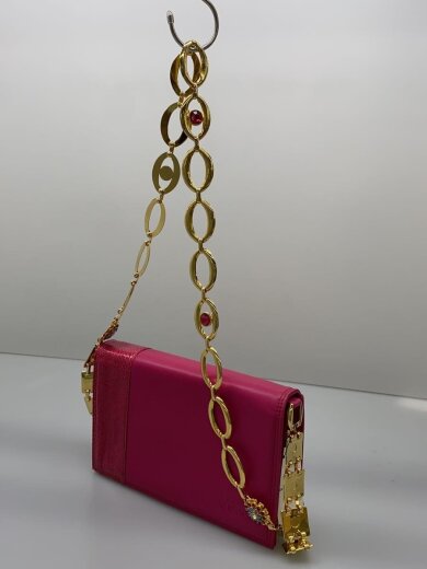 商品画像：ショルダーバッグ/レザー/PNK/無地 2