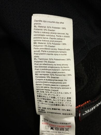 商品画像：フリースジャケット/XL/ポリエステル/BLK/無地/1014-04280 4