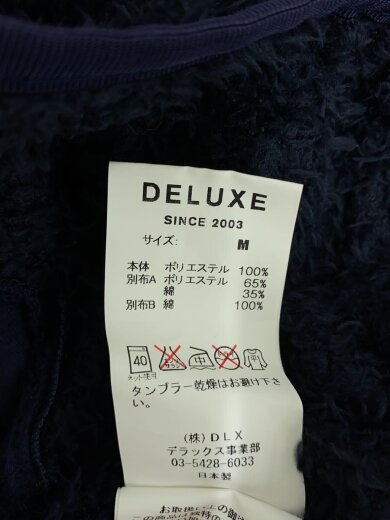 商品画像：フリースジャケット/M/ポリエステル/NVY/無地 4