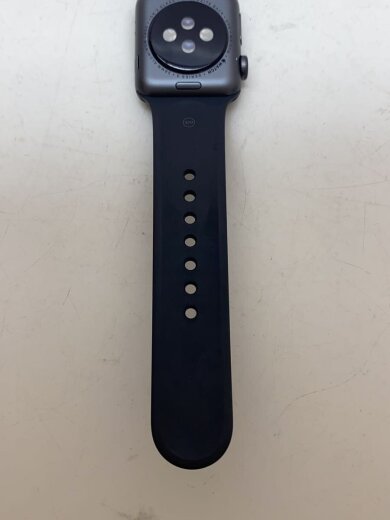 商品画像：Apple Watch Series 3 GPSモデル 38mm MTF02J/A [ブラックスポーツバンド]// 5