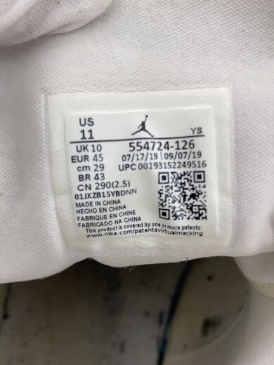 商品画像：AIR JORDAN 1 MID/エアジョーダン1ミッド/ホワイト/554724-126/29cm/WHT// 5