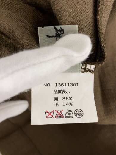 商品画像：登美群言堂 /シャツワンピース/--/リネン/CML/無地// 4