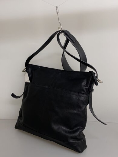 商品画像：ショルダーバッグ_オールレザー/レザー/BLK/無地// 2