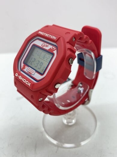 商品画像：クォーツ腕時計/デジタル/ラバー/RED/DW-5610 2