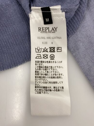 商品画像：カーディガン(薄手)/M/コットン/BLU/無地/UK1502.000.G20784A 4