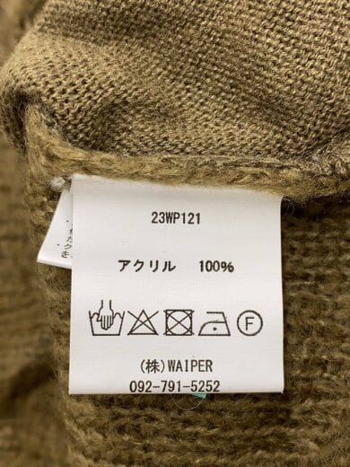 商品画像：カーディガン(厚手)/XXL/アクリル/GRN/無地/23WP121 4