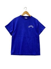 Tシャツ/--/コットン/BLU/プリント//