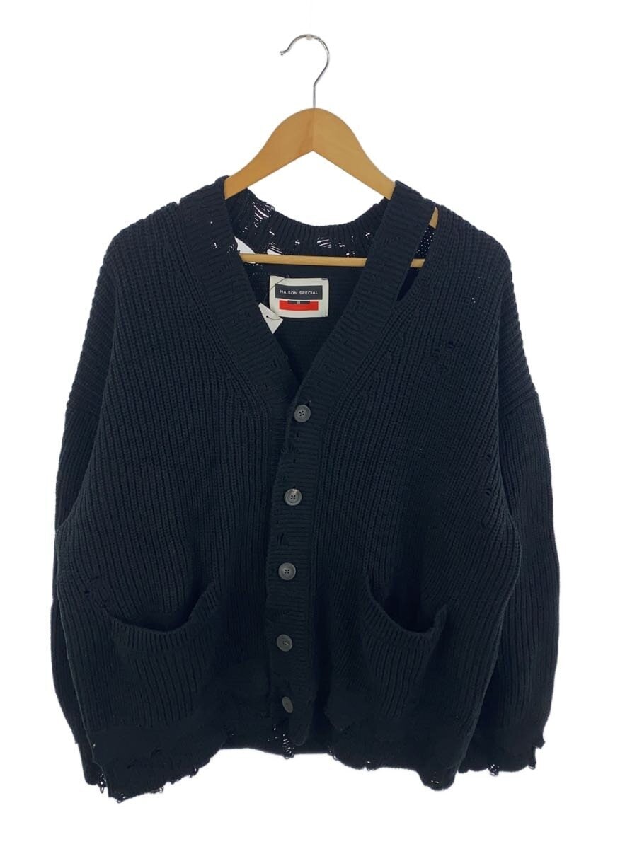 MAISON SPECIAL / カーディガン(厚手)/1/コットン/BLK/11231361316