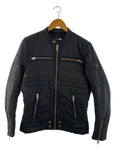 商品画像：ナイロンジャケット/S/ナイロン/BLK/無地/00E8F203 1