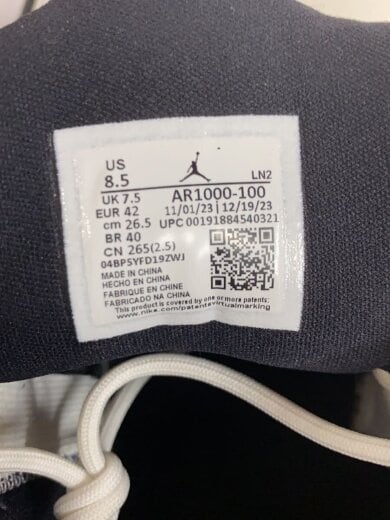 商品画像：JORDAN COURTSIDE 23_ジョーダン コートサイド 23/26.5cm/WHT 5