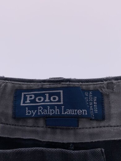 商品画像：ストレートパンツ/34/コットン/BLK/無地/状態考慮 4