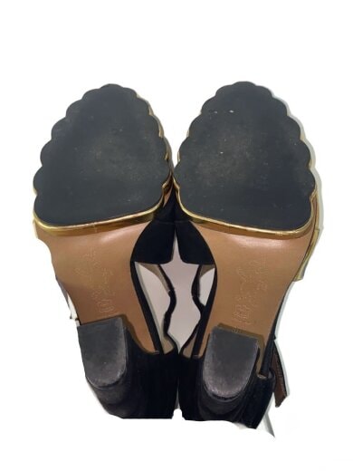 商品画像：サンダル/36/BLK/スウェード 4