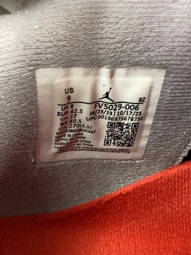 商品画像：AIR JORDAN 4_エアジョーダン 4/27cm/BLK 5