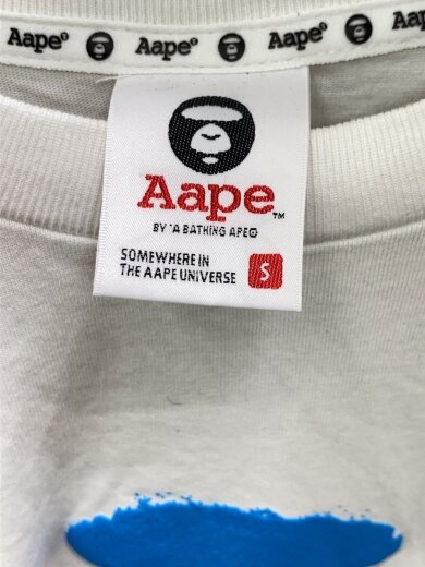 商品画像：Tシャツ/S/コットン/WHT/AAPTEM1453XXM 3