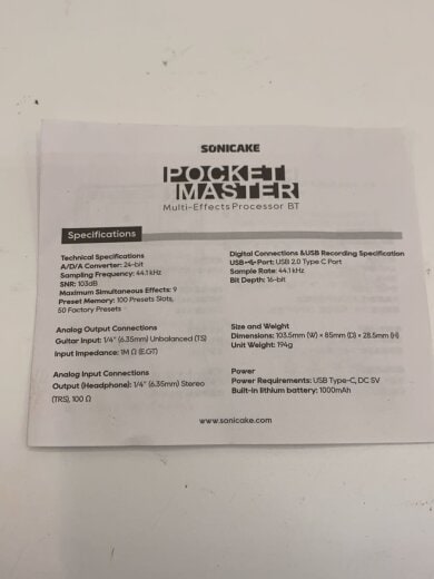 商品画像：エフェクター/pocket master 5