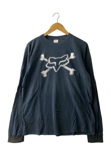 商品画像：長袖Tシャツ/L/コットン/BLK 1