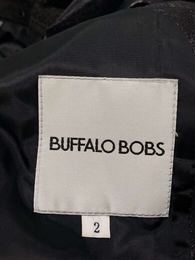 画像：Buffalo Bobsテーラードジャケット/2/ポリエステル/BLK/TKC7223//4
