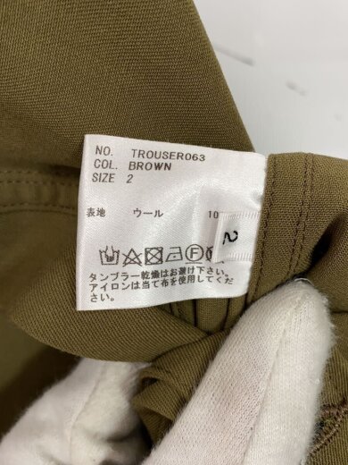 商品画像：スラックスパンツ/2/ウール/KHK/TROUSER063 5