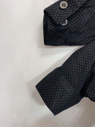 商品画像：FRONT 11201/長袖シャツ/S/レーヨン/BLK/ドット 5