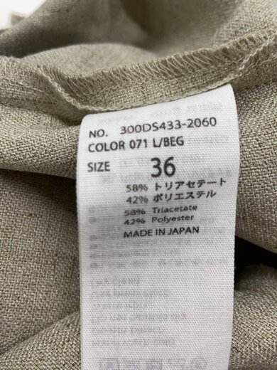 商品画像：リネンライクロングワンピース/36/--/BEG/無地/300DS433-2060// 4