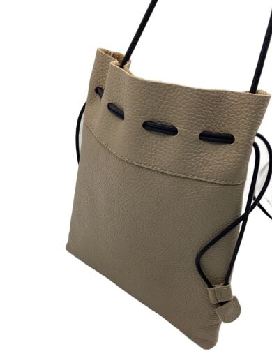 商品画像：ショルダーバッグ/レザー/BEG 2