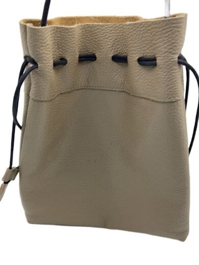 商品画像：ショルダーバッグ/レザー/BEG 3