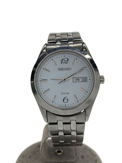 商品画像：スピリット/ソーラー腕時計/アナログ/ステンレス/WHT/SLV/SS/V158-0AZ0 1