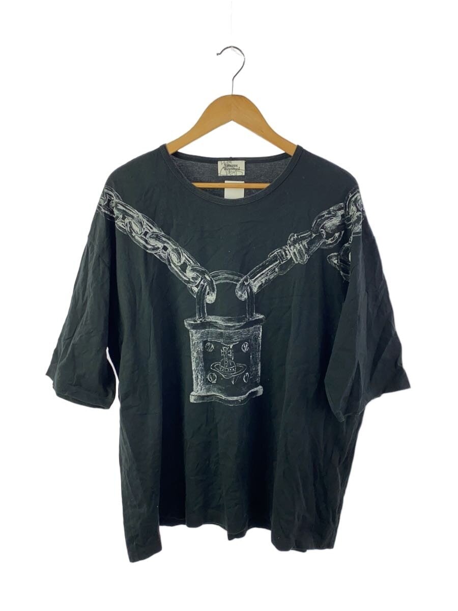 Vivienne Westwood MAN / チェンキーネックレス/Tシャツ/FREE/コットン/BLK/VW-LP-85238