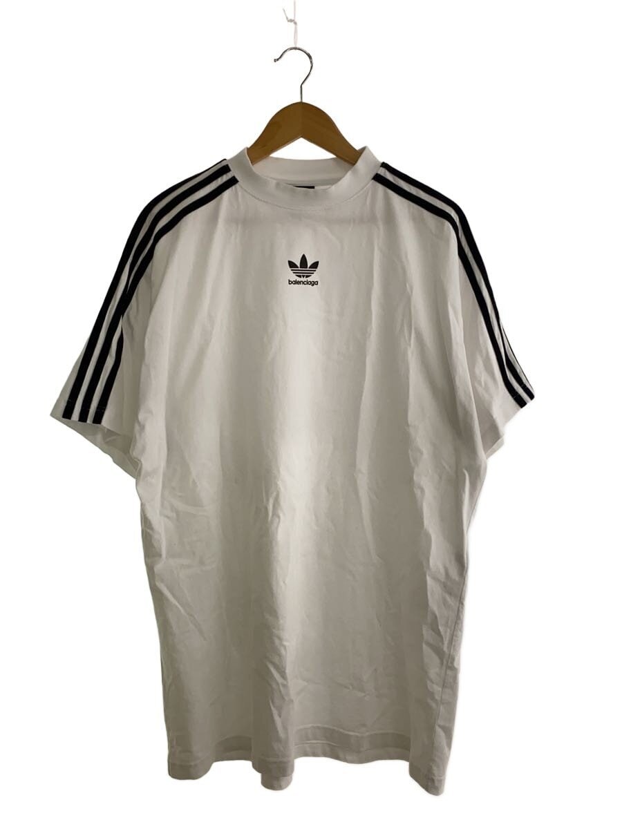 BALENCIAGA × adidas / ×adidas/23SS/オーバーサイズT/2/コットン/WHT/JP57 2022 02175