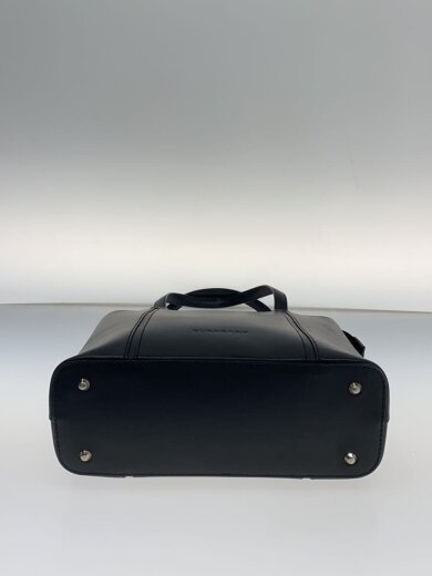 商品画像：裏地ノバチェック/ハンドバッグ/レザー/BLK 4