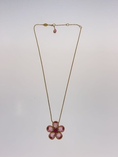 商品画像：ネックレス/--/カラーストーン/PNK/トップ有/レディース 2