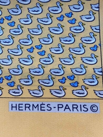 商品画像：カレ42/スカーフ/シルク/YLW/総柄/レディース 2