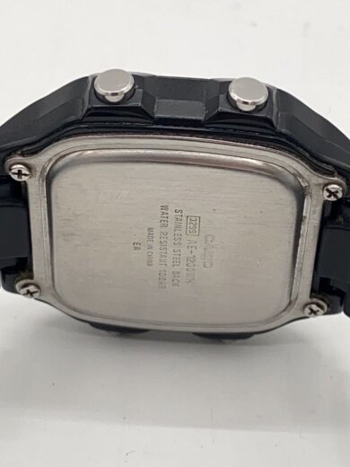 商品画像：クォーツ腕時計/デジタル/ラバー/BLK/BLK/SS/AE-1200WH 3