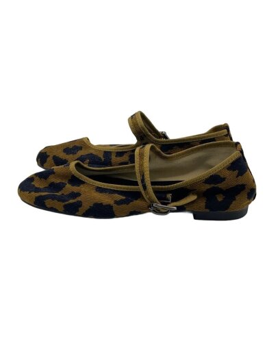 商品画像：フラットパンプス/24.5cm/CML/レオパード 1