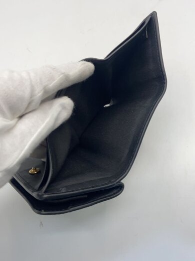 商品画像：3つ折り財布/--/BLK/無地/メンズ 6