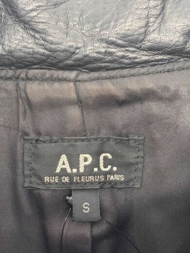 商品画像：レザージャケット・ブルゾン/S/馬革/BLK 3